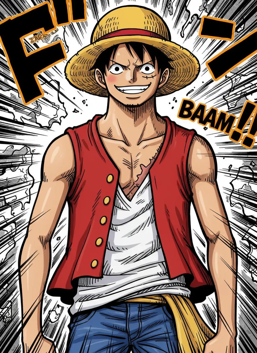 Comic-Book Inked Style