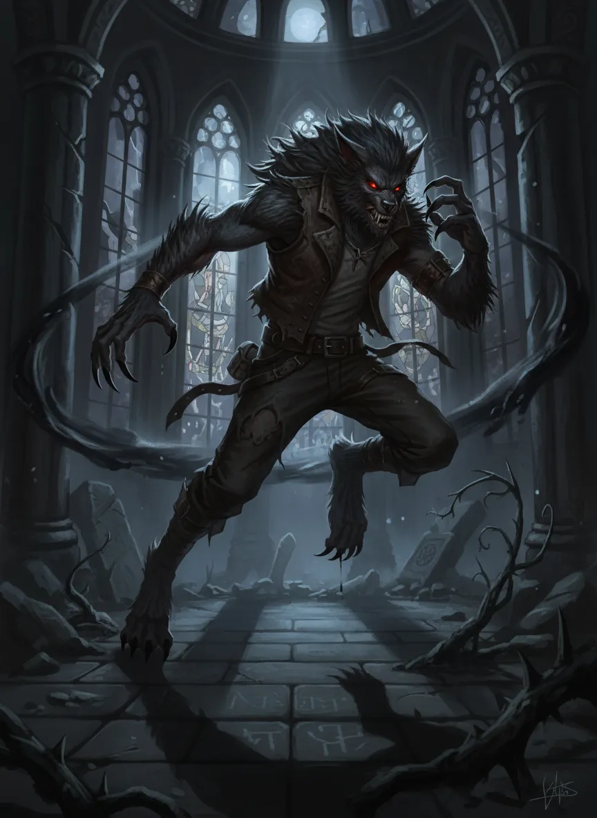 Dark Fantasy Illustration Style