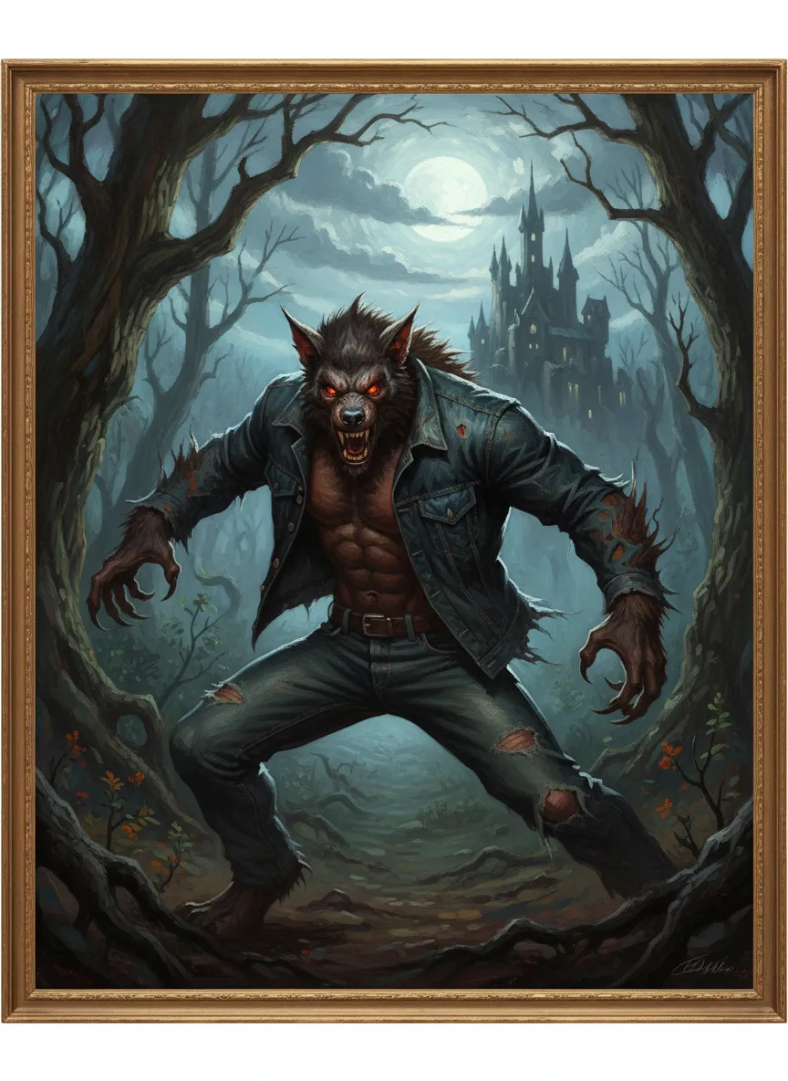 Painterly Oil Art Style