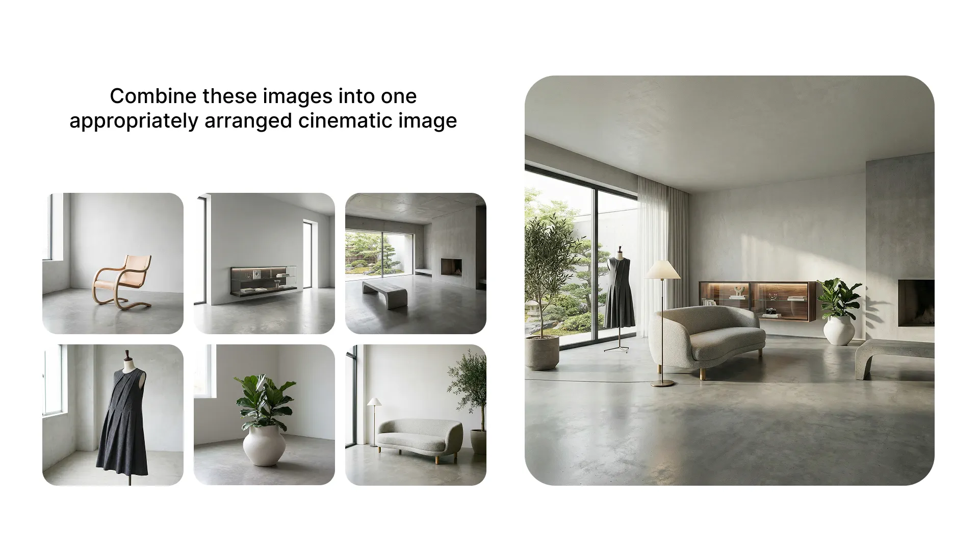 Blending Multiple Images into One Composition