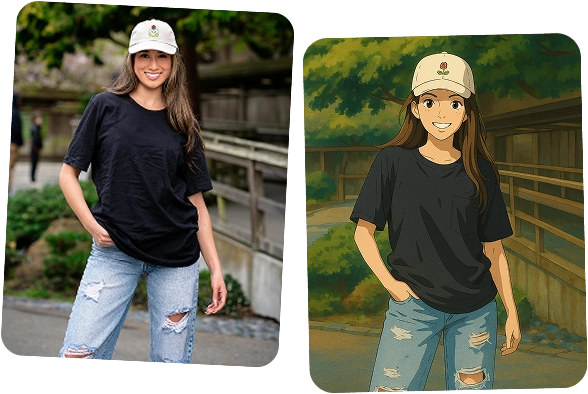 Turn Your Landscapes into Ghibli World