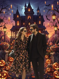 Add Halloween Background to Photo