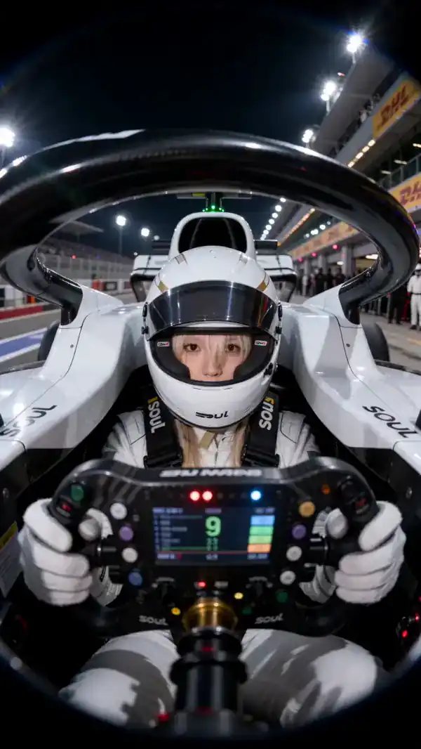high-speed motorsport scene