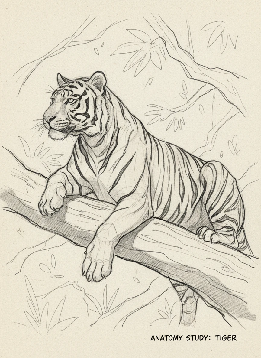 Animal Anatomy Sketch