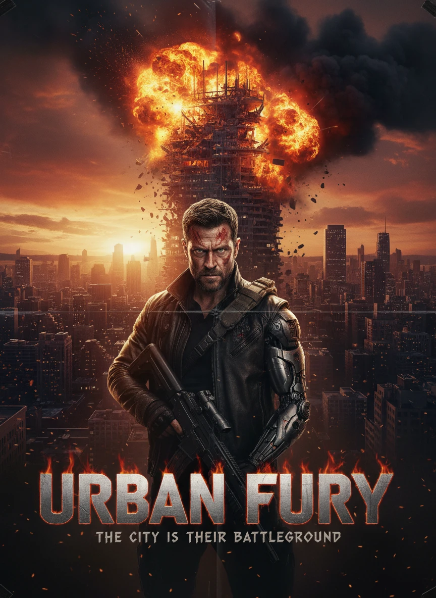 Cinematic Action Movie Poster