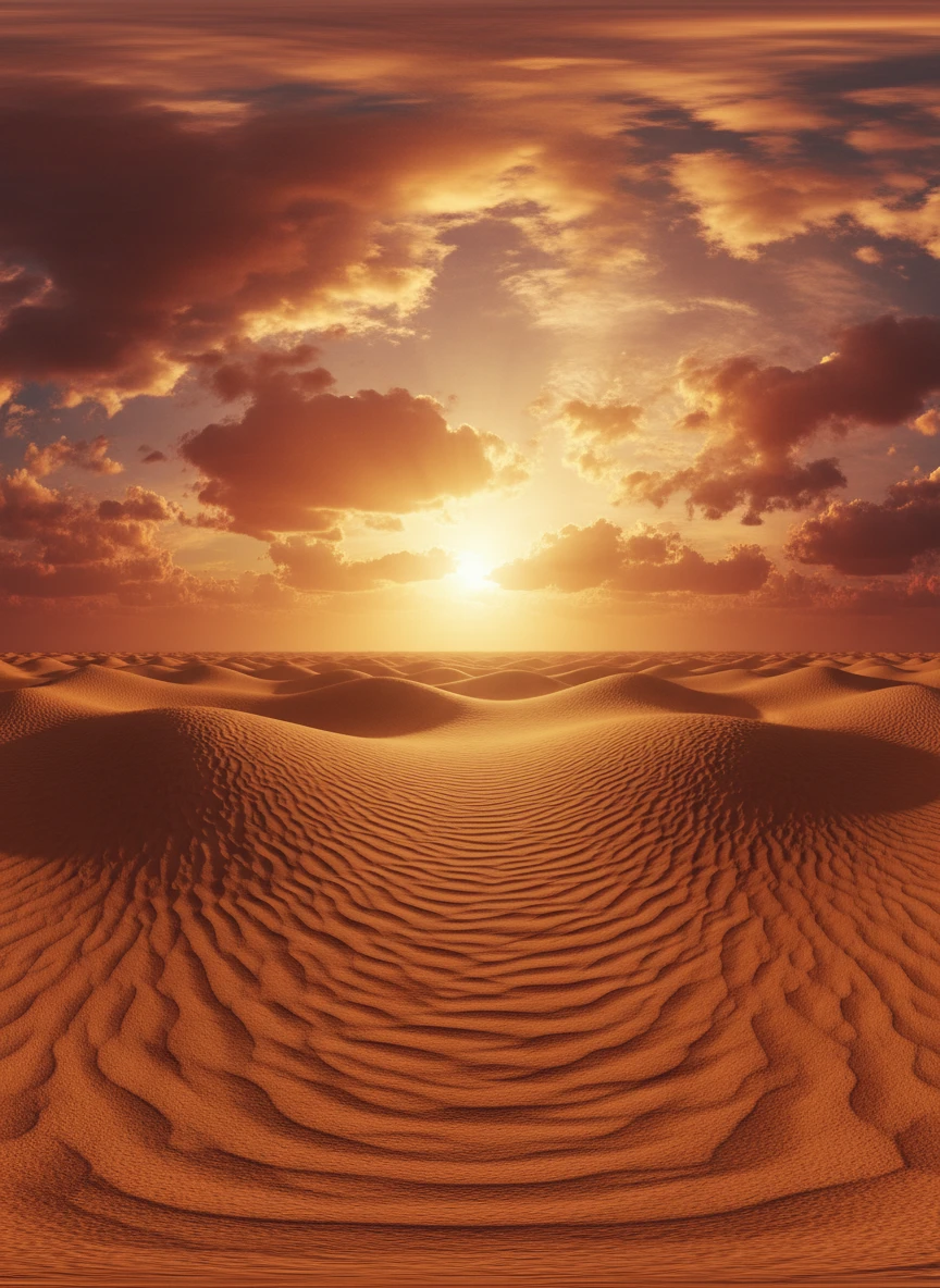 Golden Hour Desert Skybox