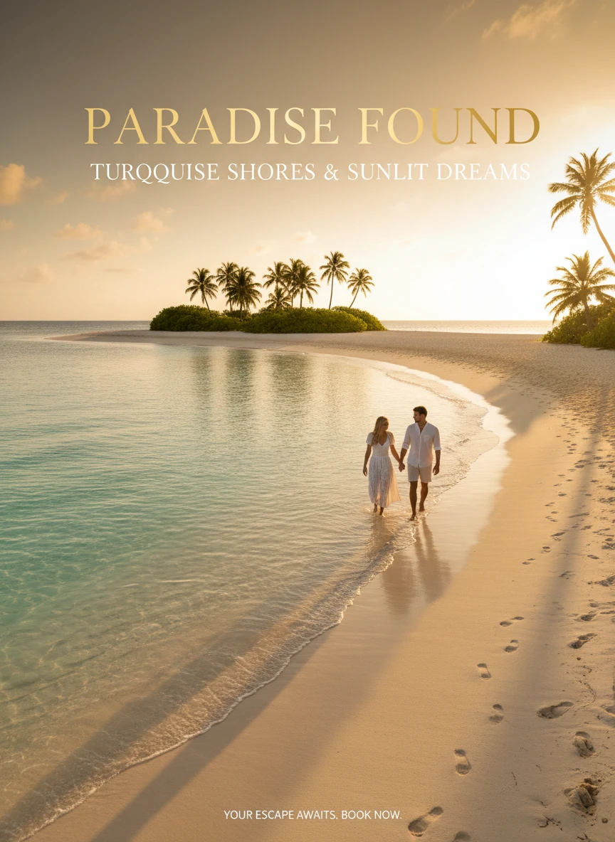 Luxury Travel Destination Poster