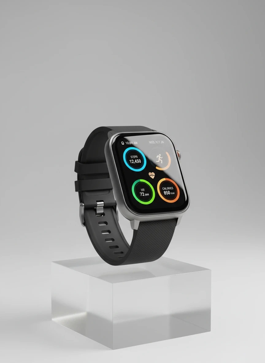 Modern Smartwatch Close-Up