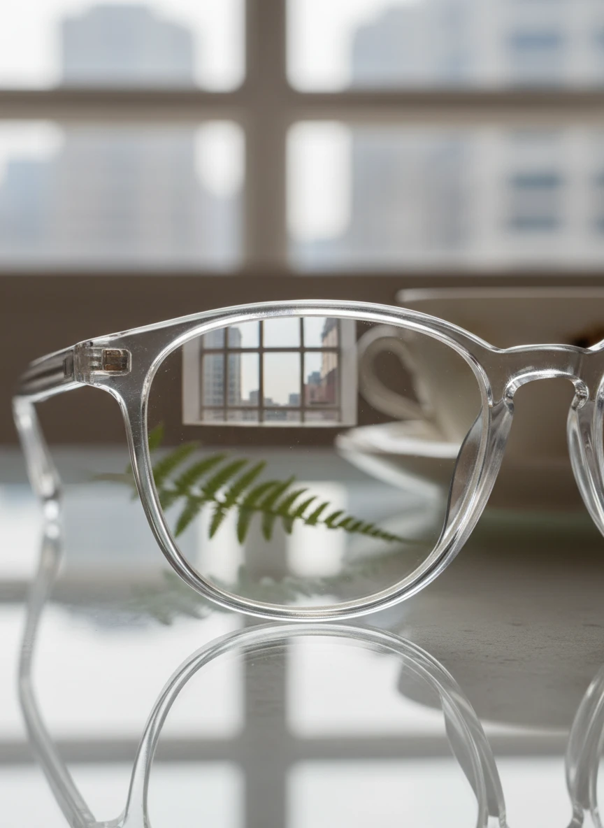 Modern Transparent Frame Glasses
