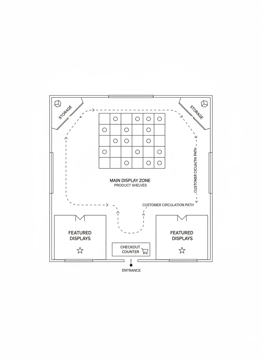 Retail Shop Floor Plan