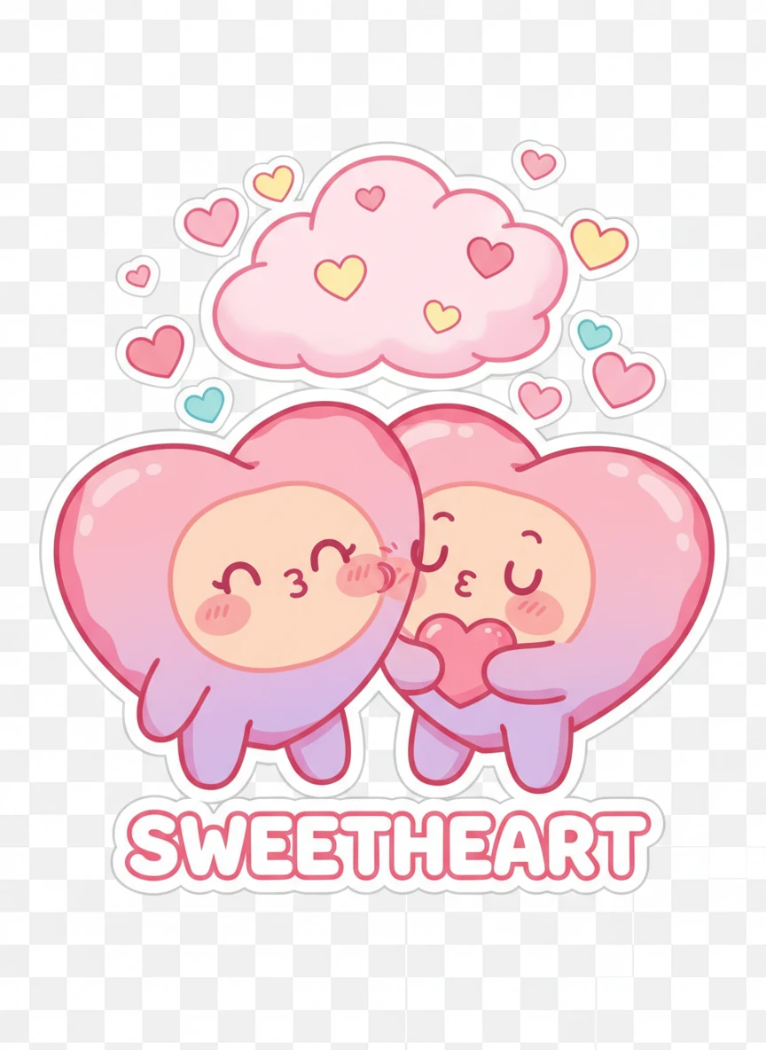 Romantic Love Sticker