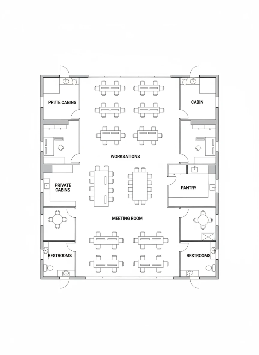 Small Office Floor Plan
