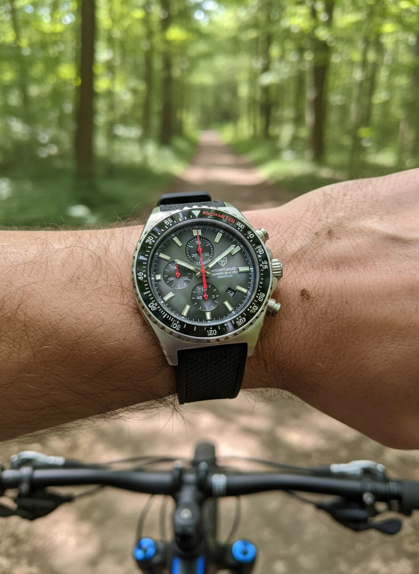 Sports Chronograph on Wrist
