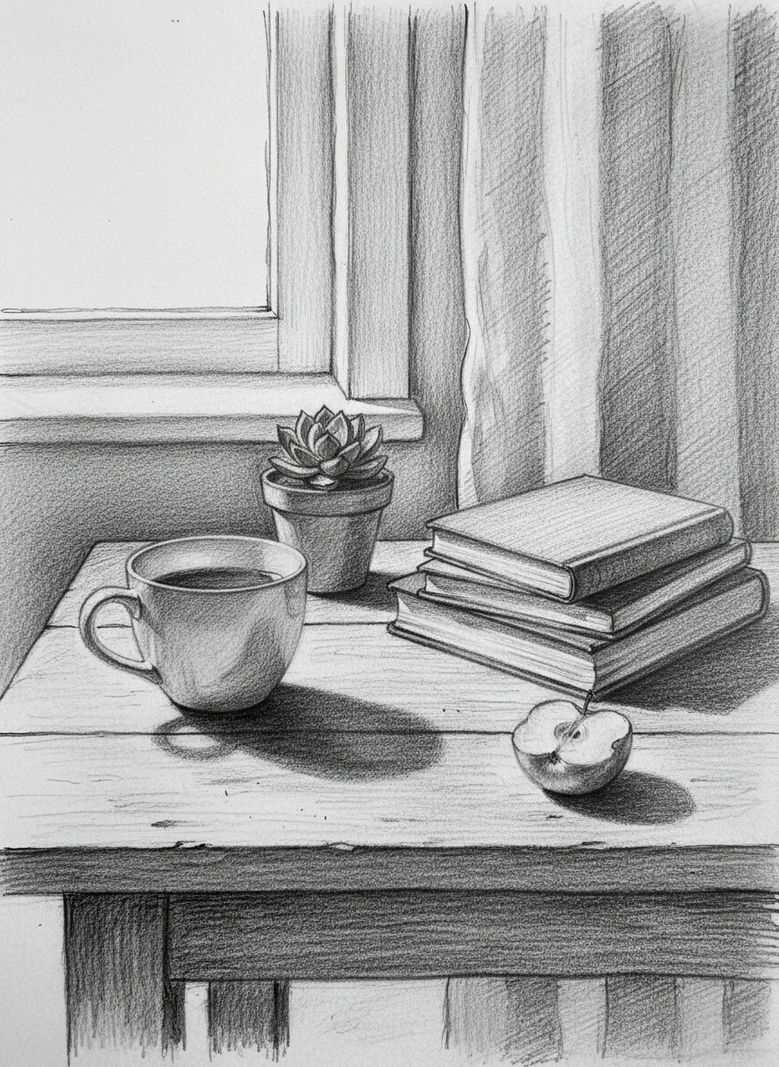 Still Life Pencil Study