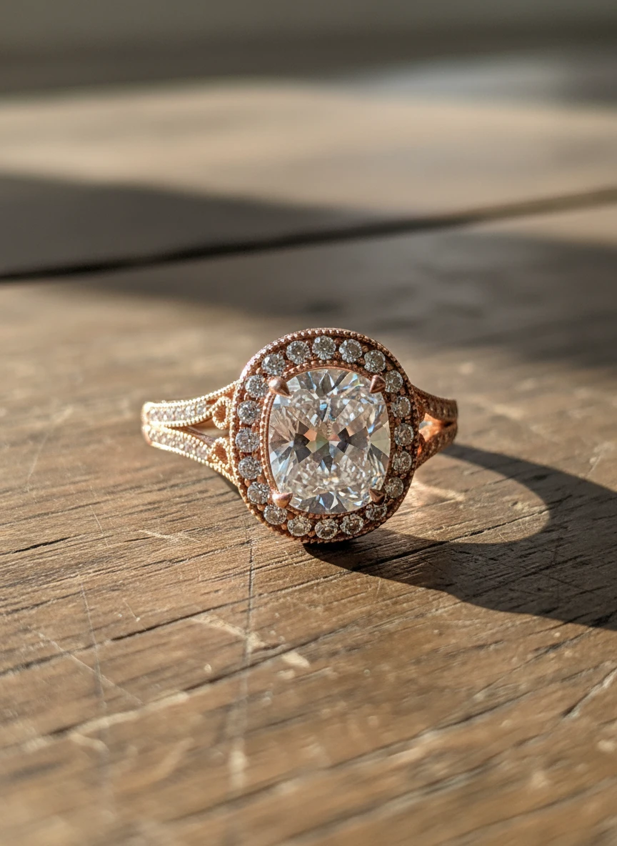 Vintage Halo Romance